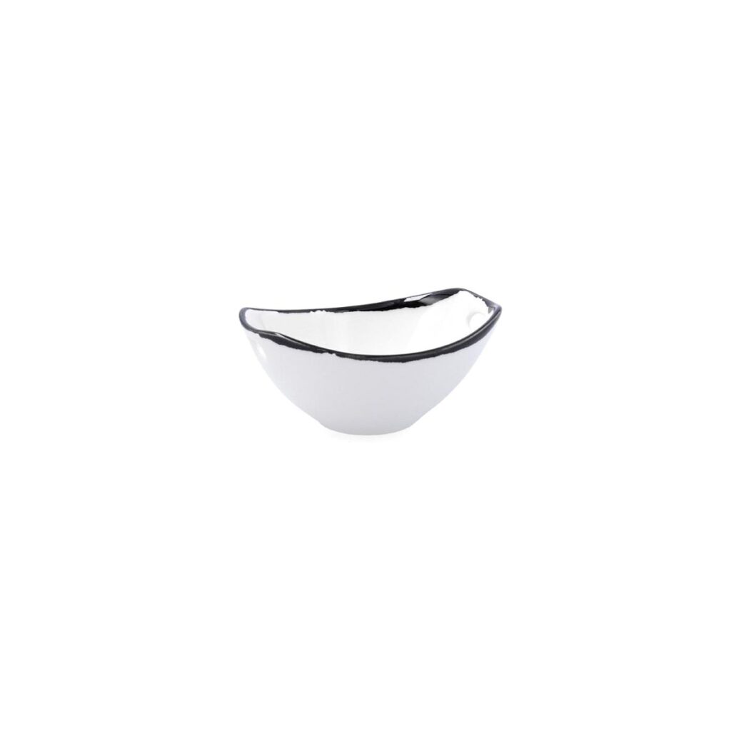 BOL 11,6 CM PORCELANA BLANCO/NEGRO VITAL FILO ARIANE