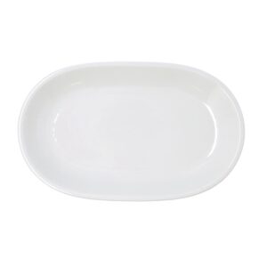 Fuente oval 32x20cm porcelana blanca Harmony Hydrozero Bidasoa