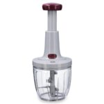 Picadora manual 12,5x29 cm 90 cl plástico inox Scarlet Quid