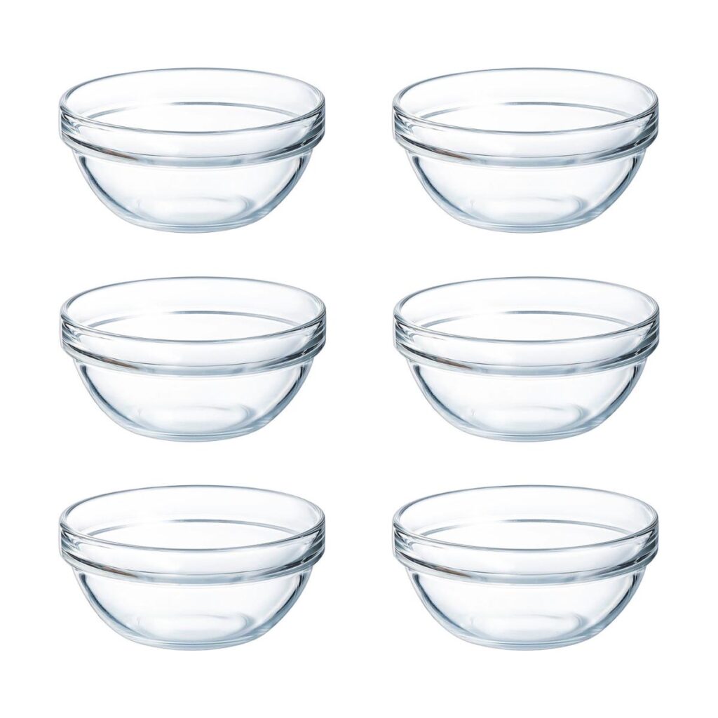 SET 6 BOLES LAVAFRUTAS 14 CM VIDRIO APILABLE LUMINARC