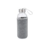 BOTELLA VIDRIO 04L CON FUNDA NEOPRENO GRIS QUIDATE QUID