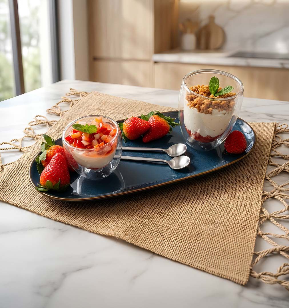 Cremoso de queso con fresas: postre fácil