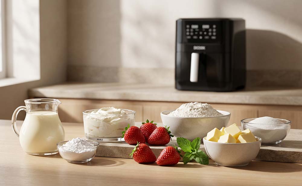 Cremoso de queso con fresas: postre fácil