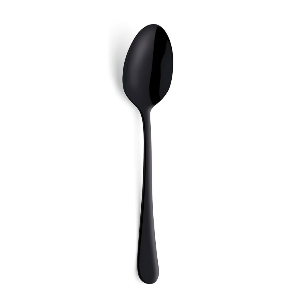 Juego 12 cucharas mesa acero inoxidable Austin Negro Amefa