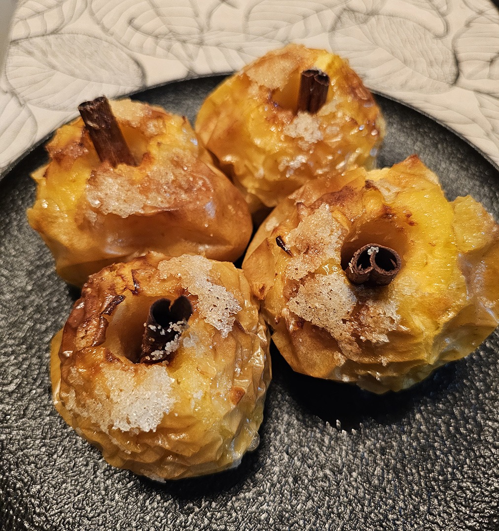 Manzanas asadas en airfryer: postre fácil y rápido