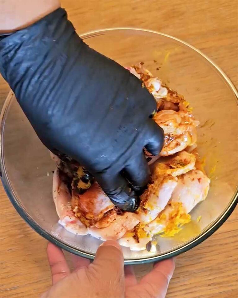 Preparación de las alitas Tex-Mex