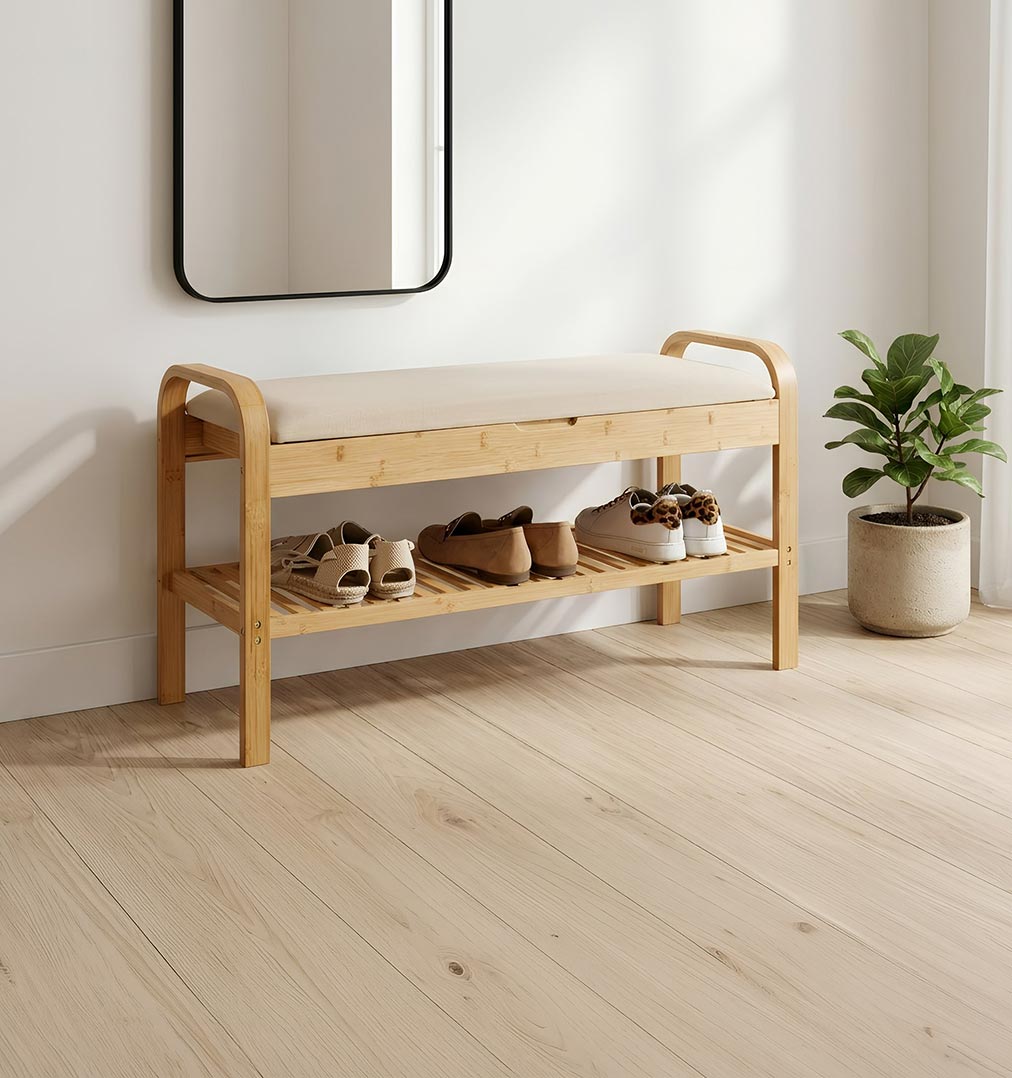 Banco zapatero recibidor: gana orden y estilo