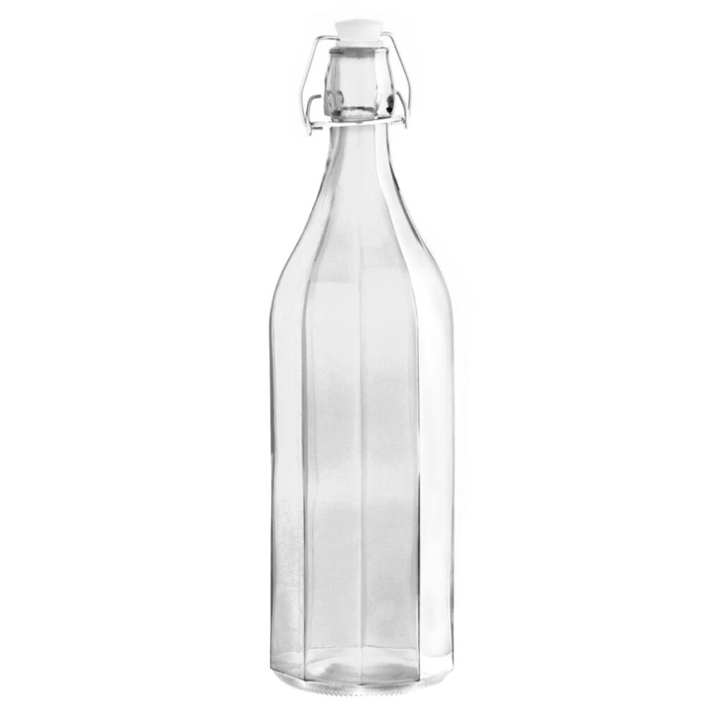 BOTELLA MESA 1L VIDRIO TRANSPARENTE GRANITY QUID
