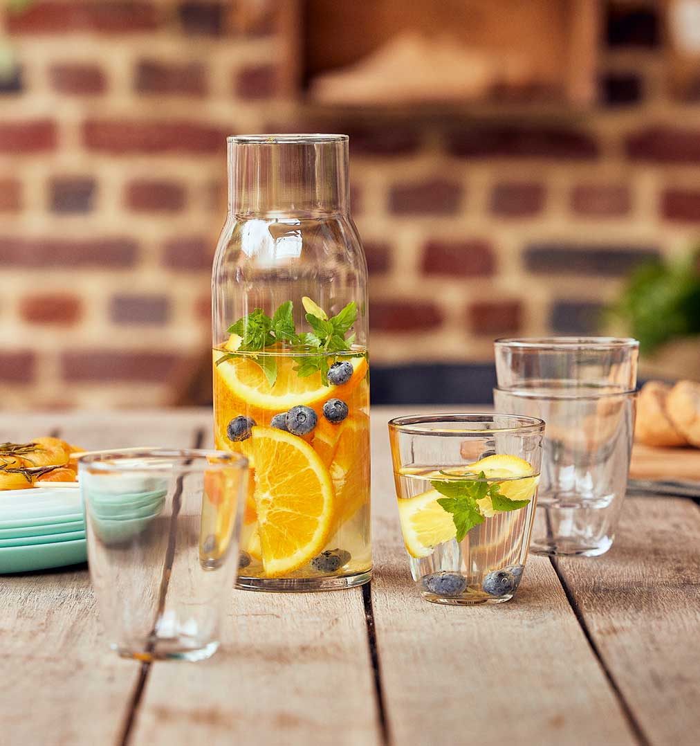 Botellas de vidrio con estilo, seguras y ecológicas
