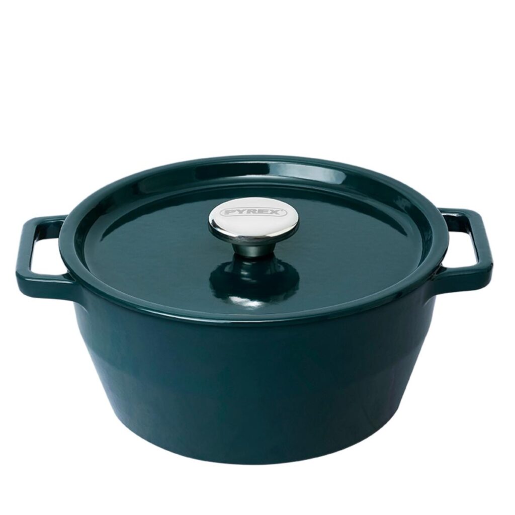 CACEROLA REDONDA HIERRO FUNDIDO 20CM 4L VERDE LA COCOTTE PYREX®