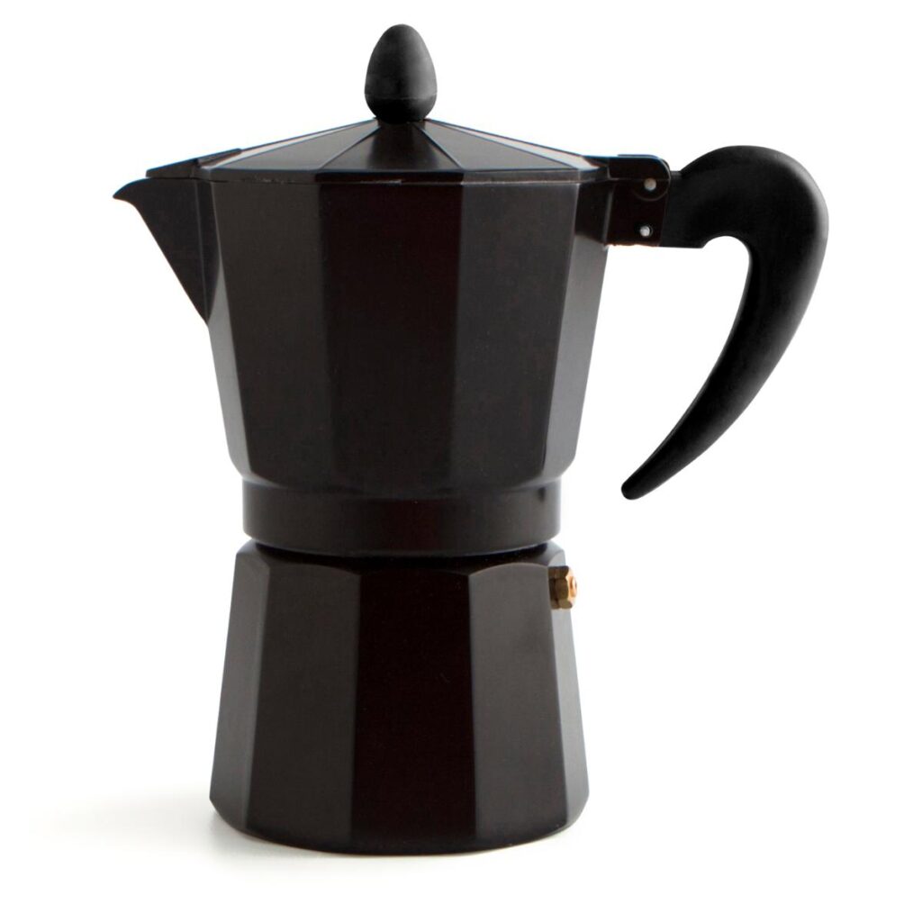 CAFETERA 6 TAZAS ALUMINIO BLACK COFFEE QUID