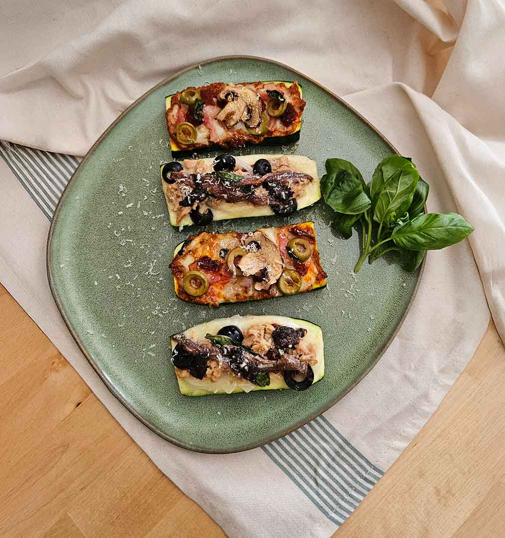 Receta de Calabapizza. La pizza saludable