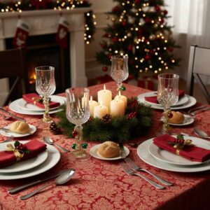 Decora las copas con adornos de Navidad