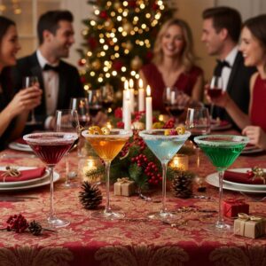 Decora las copas de coctel para sorprender