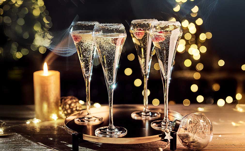 Copas de Navidad para brindis con estilo