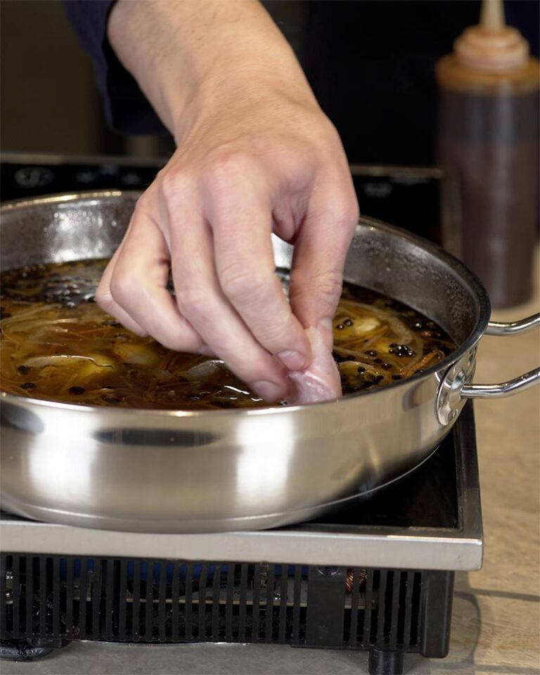 preparación de la receta