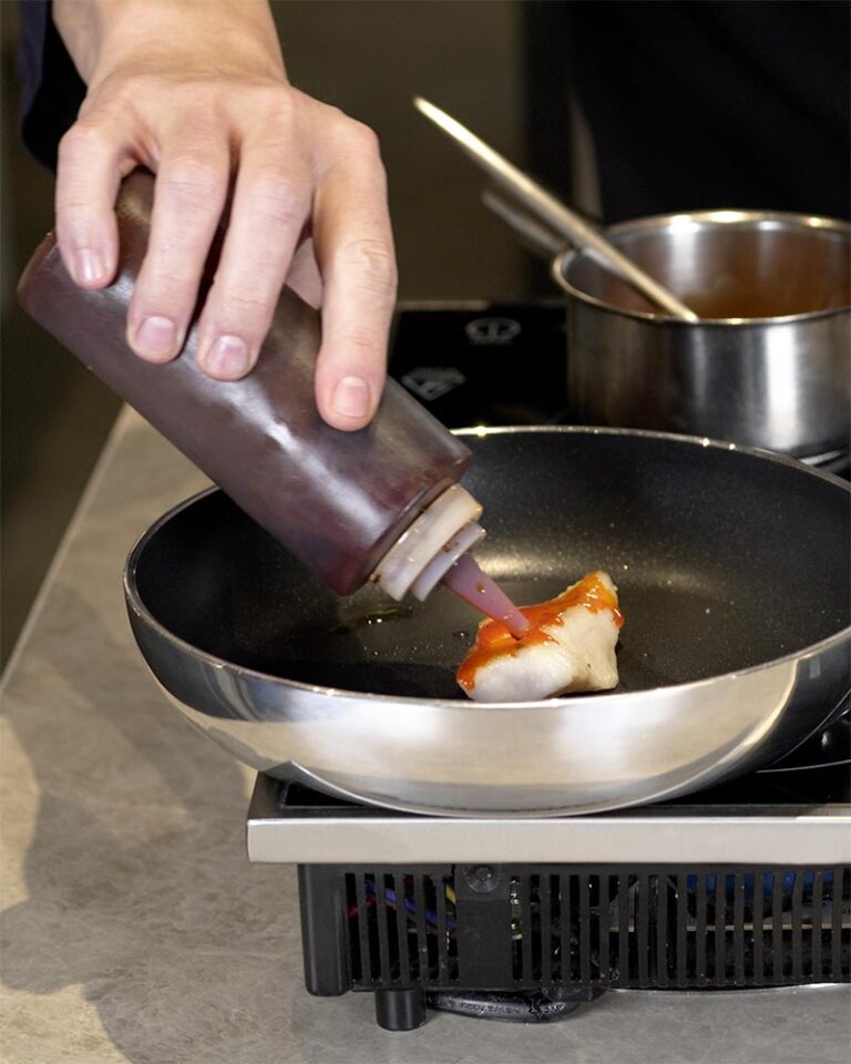 preparación de la receta