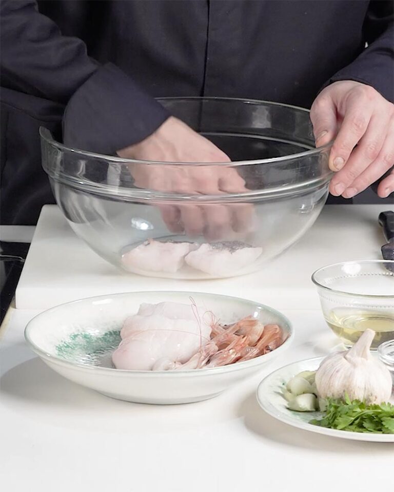 Navidad con la Crema de pescado del Chef del Mar