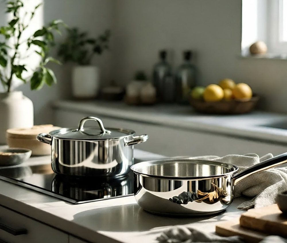 Batería de cocina moderna para cocinas de inducción_14 Batería de cocina para cocinas de inducción