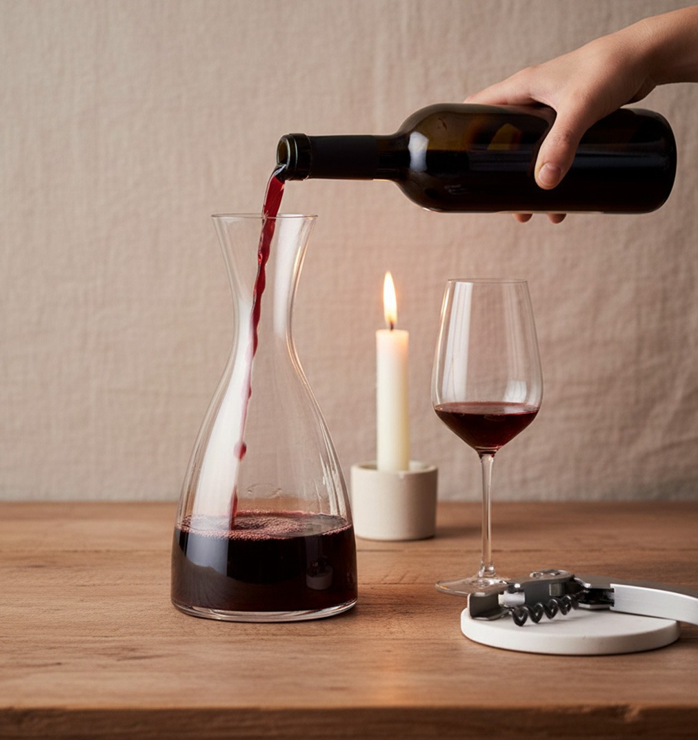 Decantar vino