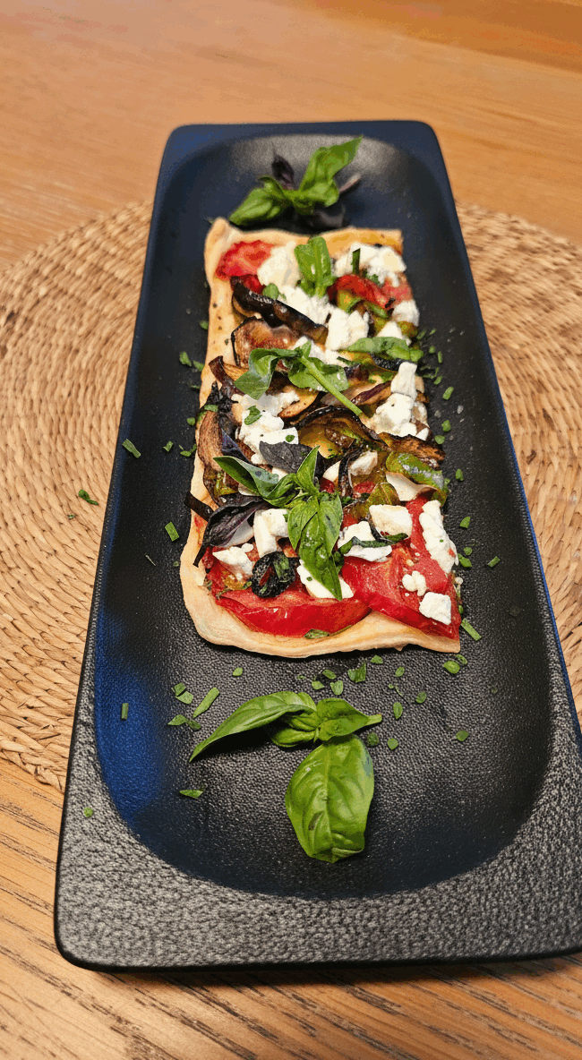 Tosta de hojaldre con verduras en airfryer_2