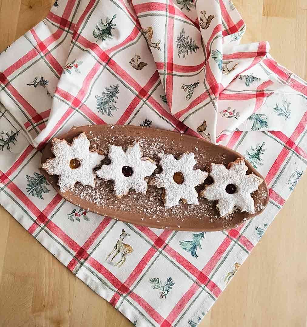 Galletas de Navidad rellenas de mermelada