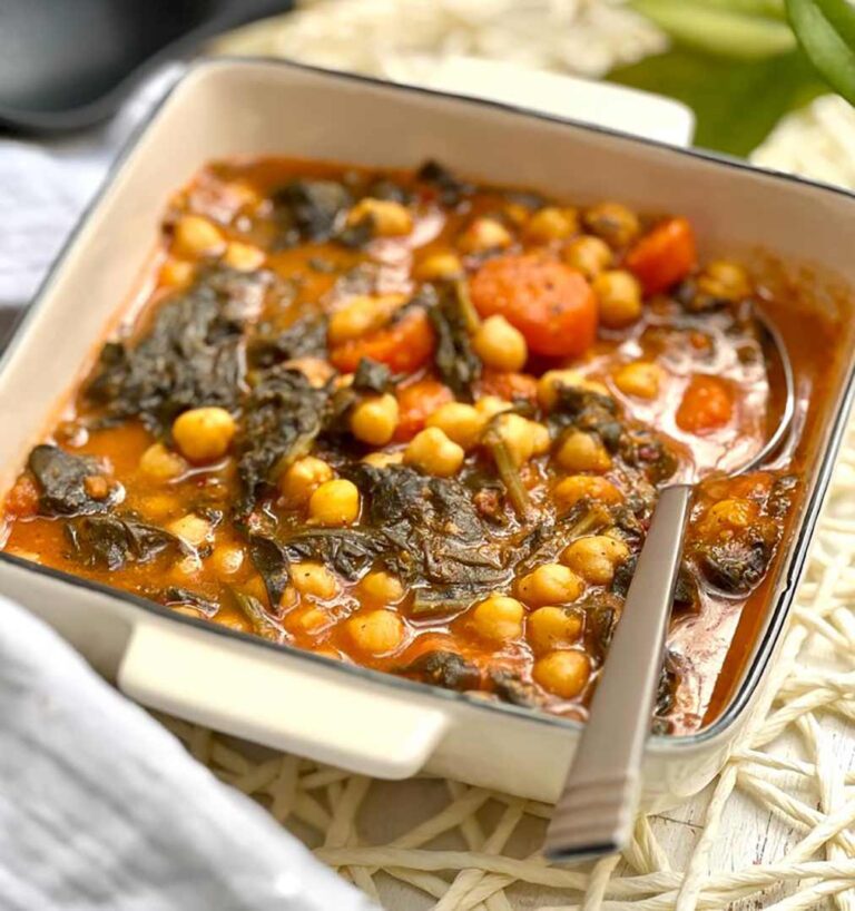 Receta fácil de garbanzos con espinacas Oh'Blog