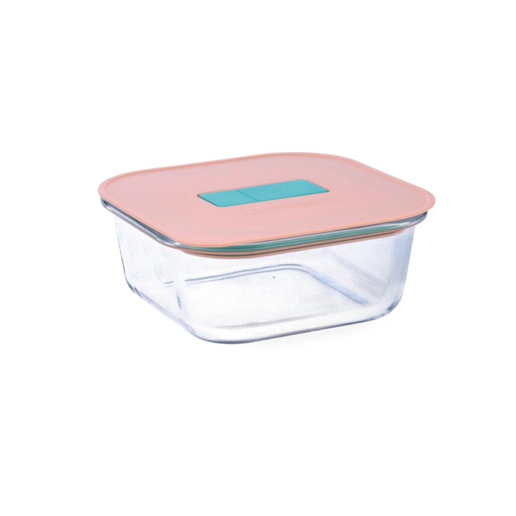RECIPIENTE HERMÉTICO CUADRADO 16X16X7,4CM - 80CL VIDRIO JOY LUMINARC