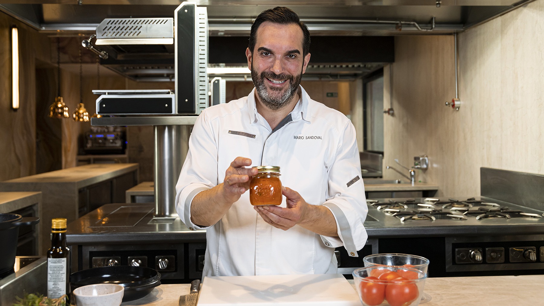 Salsa de tomate casera con el toque de Mario Sandoval