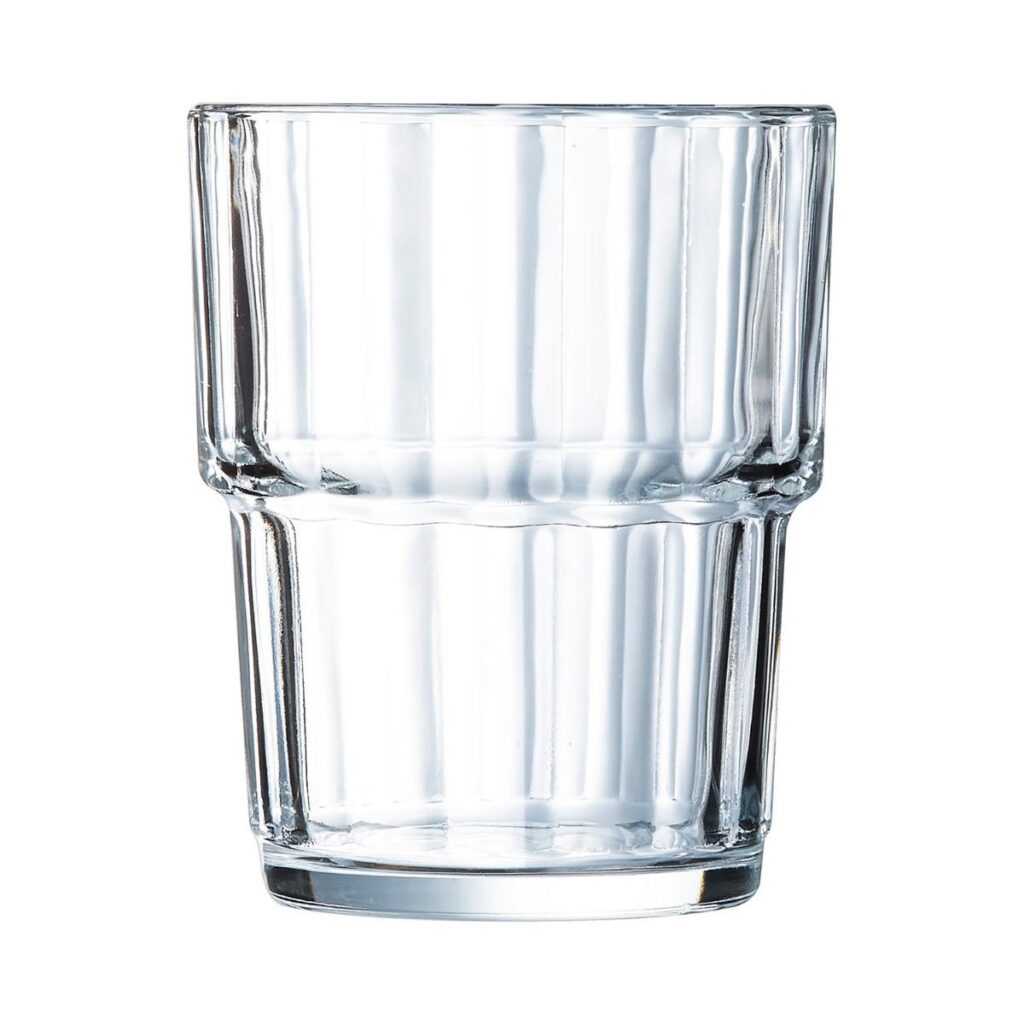 JUEGO 6 VASOS BAJOS 20CL VIDRIO TENSIONADO NORUEGA ARCOROC