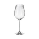 JUEGO DE 6 COPAS VINO 50CL VIDRIO RELIEVE OPTIC BOHEMIA
