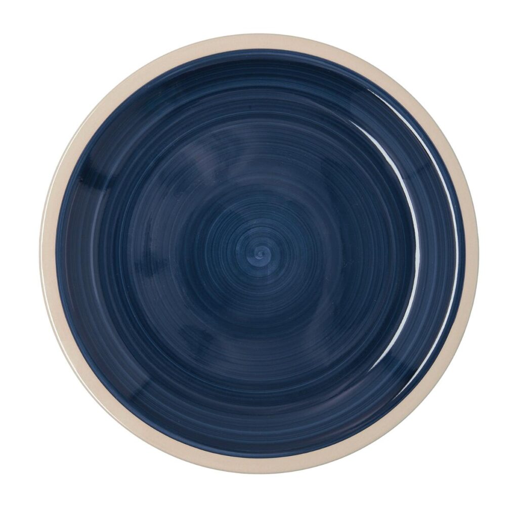 PLATO LLANO 27CM CERÁMICO AZUL/BEIGE NAVY BALTIC QUID