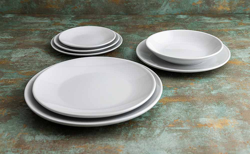 Porcelana blanca Bidasoa para hostelería