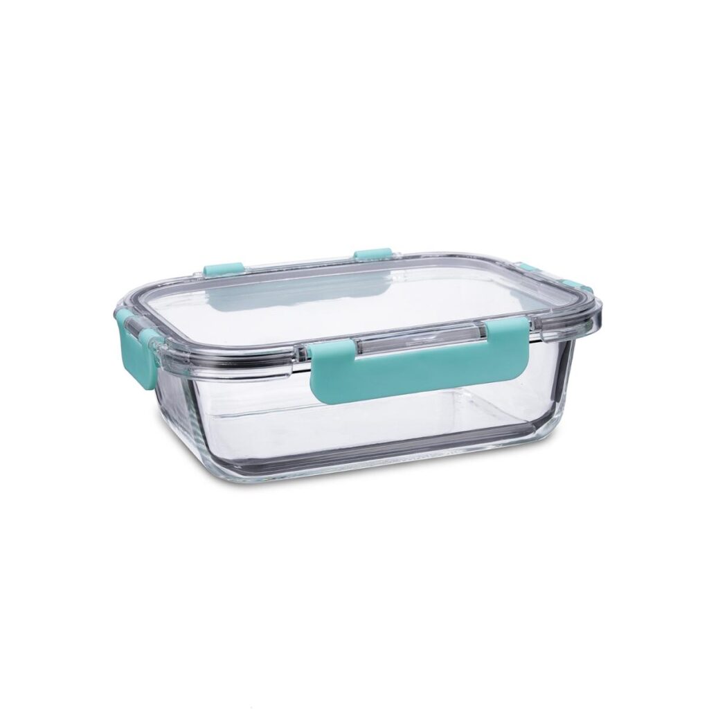 RECIPIENTE HERMÉTICO RECTANGULAR 20,7X15,4X7CM 104CL VIDRIO PURITY QUID