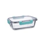 RECIPIENTE HERMÉTICO RECTANGULAR 20,7X15,4X7CM 104CL VIDRIO PURITY QUID