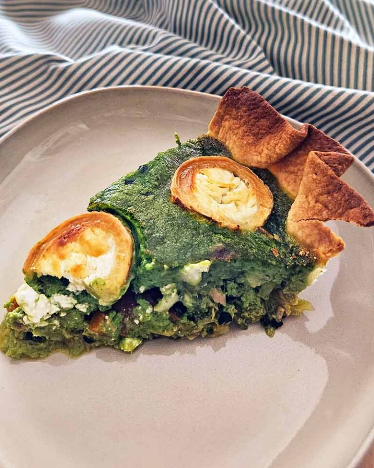 Quiche de verduras, atún y queso de cabra, rápida y deliciosa