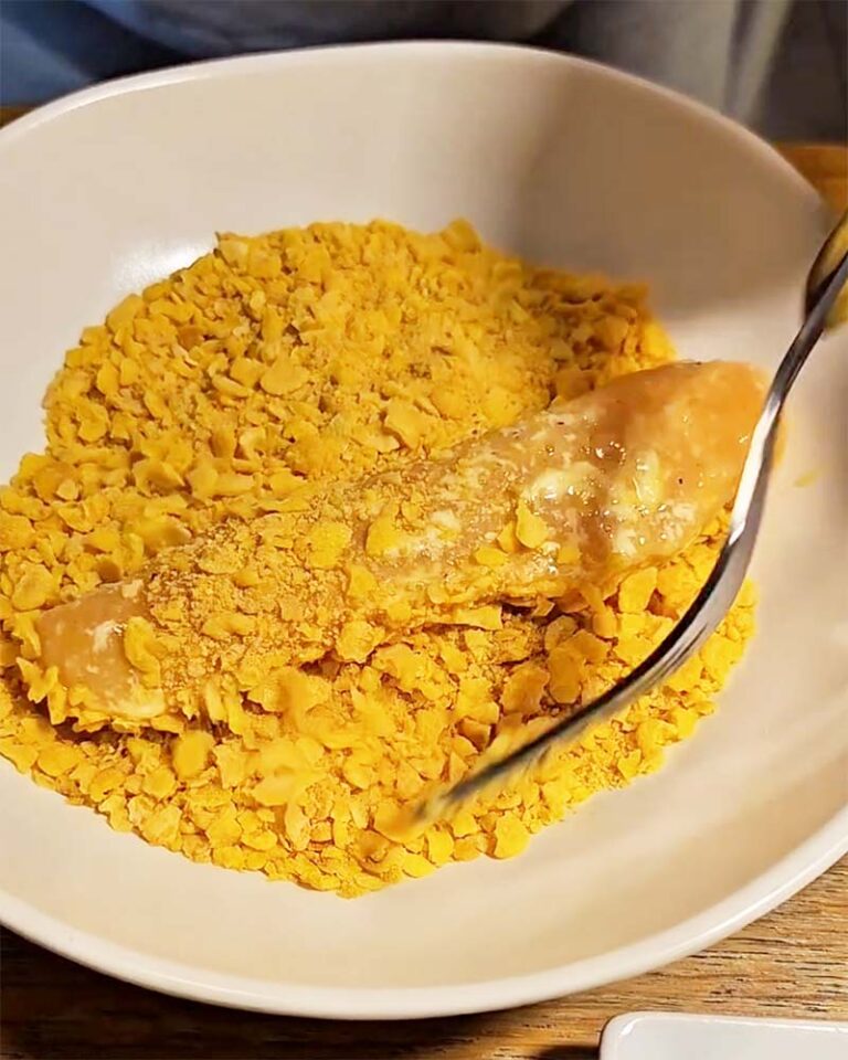 preparación del pollo crujiente en airfryer