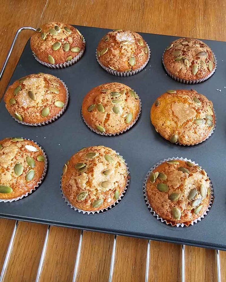 Receta fácil de Muffins de Calabaza ¡serán tus favoritas!