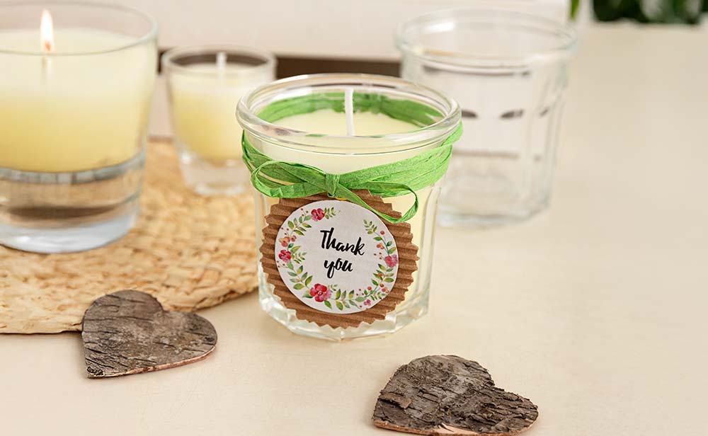 Velas para regalar en eventos