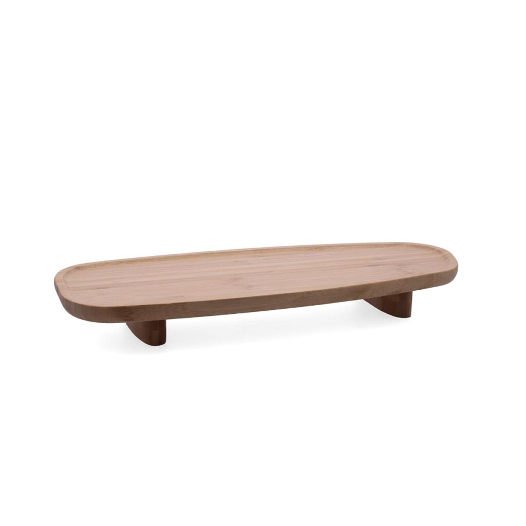 TABLA SERVIR CON PIE 40X15,5X4,8 CM BAMBÚ BIDASOA