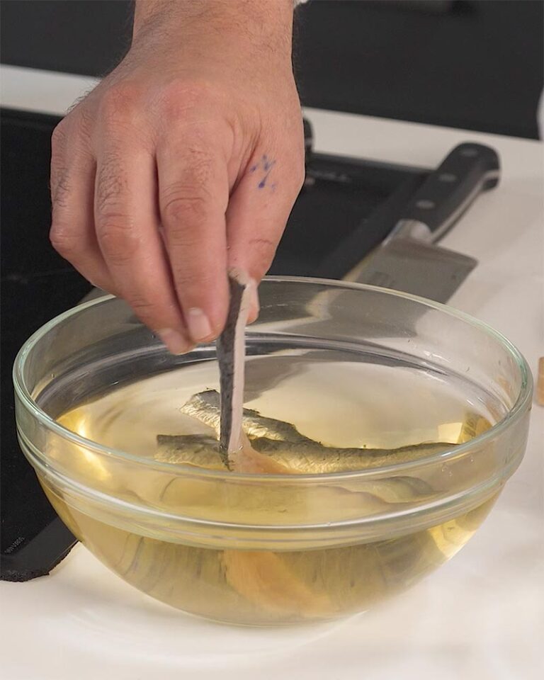 Preparación de la receta