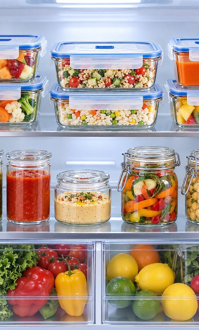 Tuppers de vidrio: guía para organizar tu semana