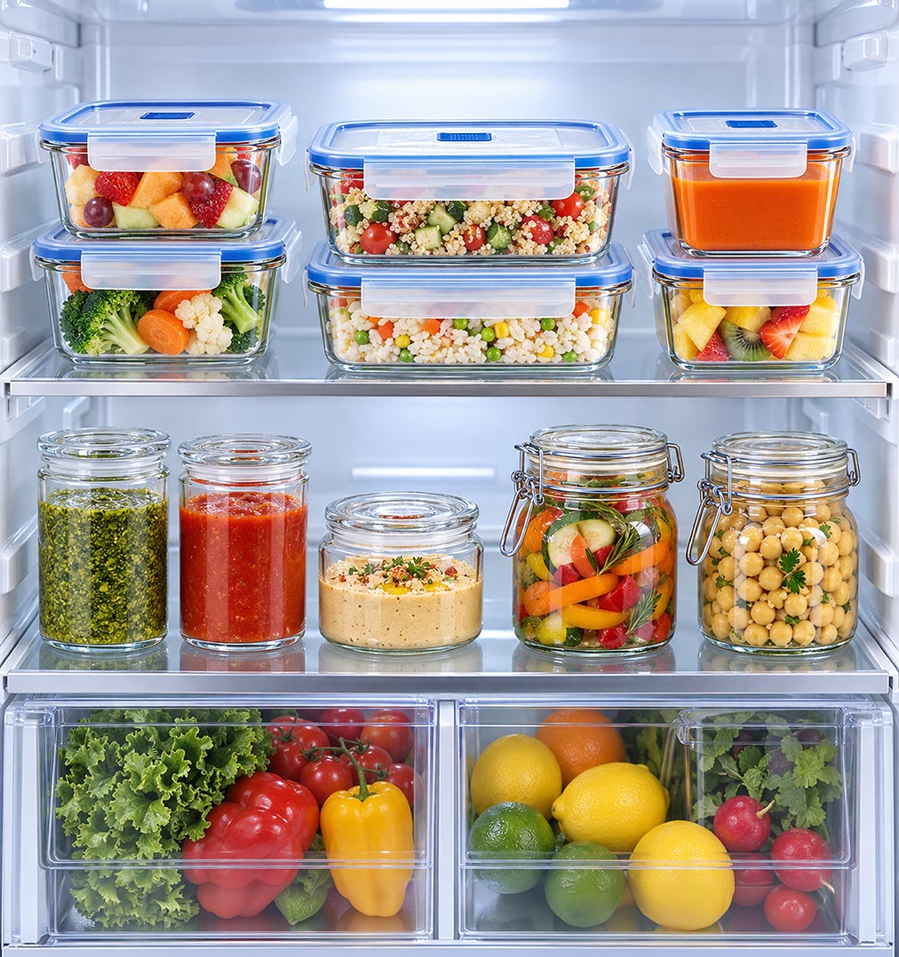 Tuppers de vidrio: guía para organizar tu semana