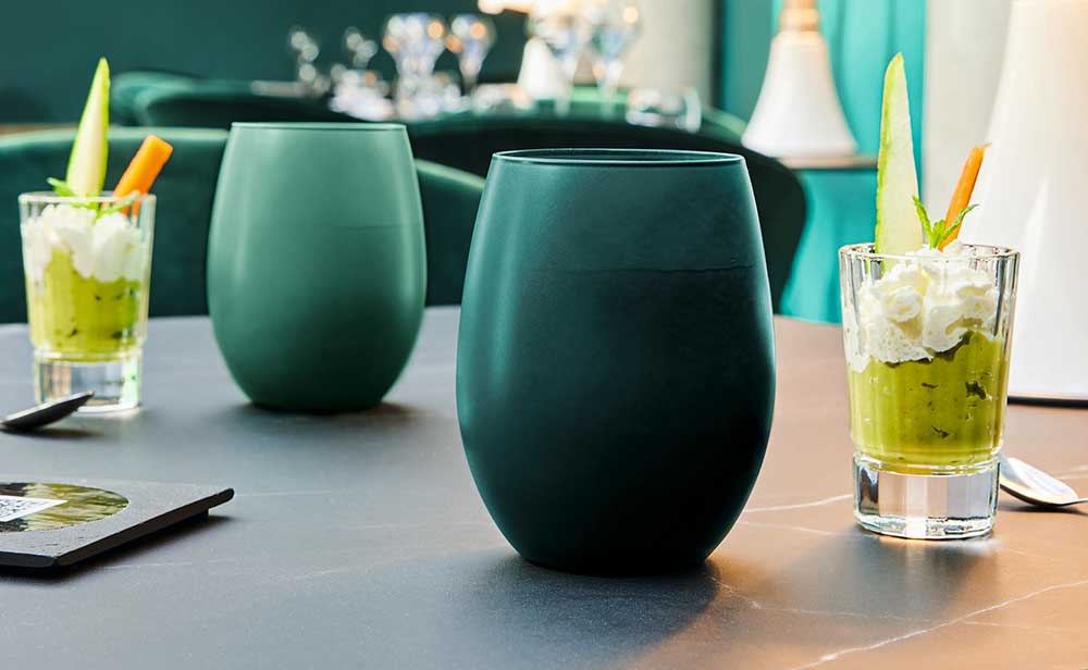 vasos de colores